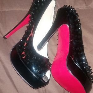 Red sole high heels size 39
